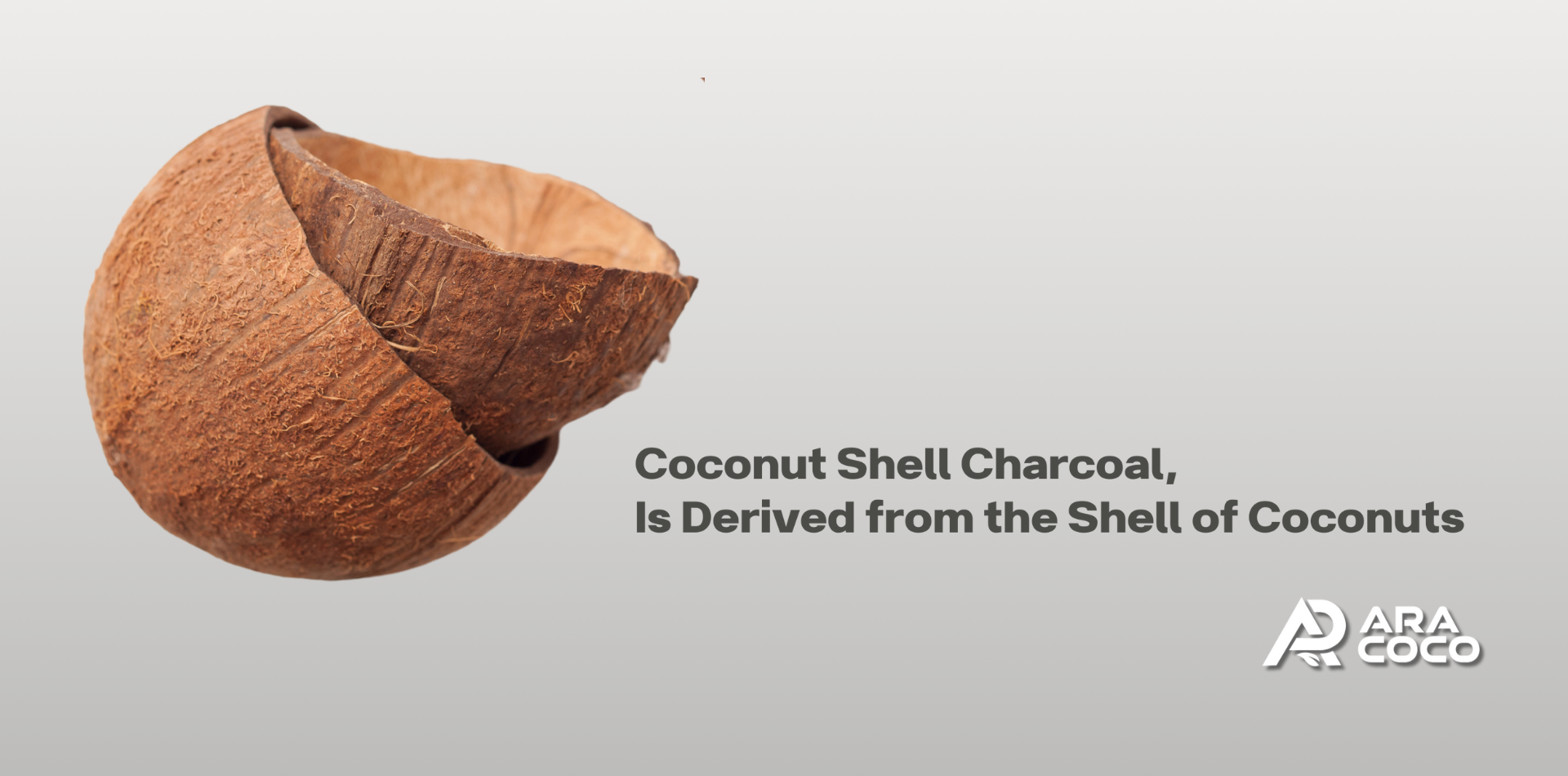 Coconut shell charcoal, as the name suggests, is derived from the shell of coconuts