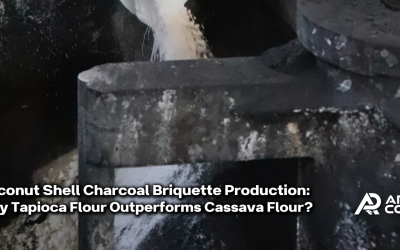 Coconut Shell Charcoal Briquette Production: Why Tapioca Flour Outperforms Cassava Flour?